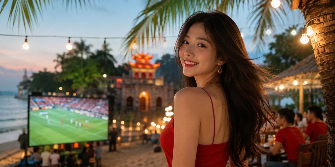 Người dùng tại Hà Nội xem soi kèo và nhận định bóng đá V-League trên thiết bị di động buổi tối